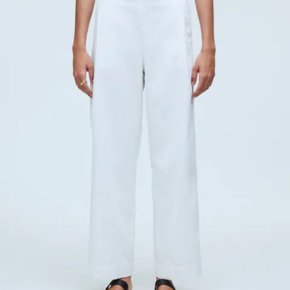 Madewell Pull- On Straight Crop Wide Leg Women's Pants NWT